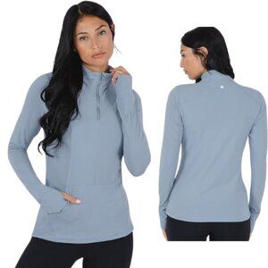 Yogalicious  Half Zip Lightweight XS Athletic Jacket – Slim Fit w/ Thumbhole NWT